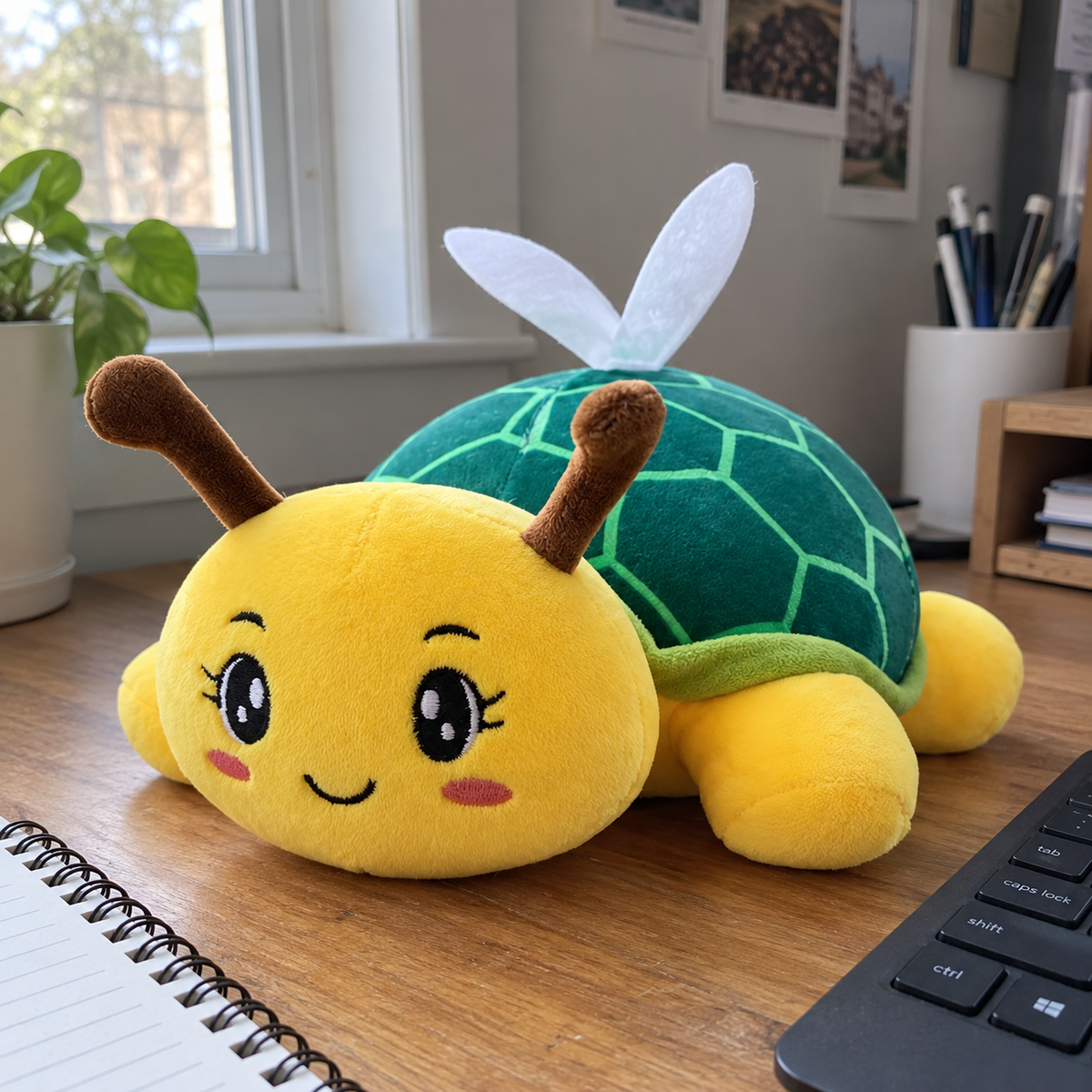Bee turtle · 25cm in a lived-in room